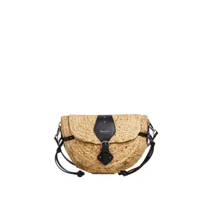 Borsa a tracolla in paglia donna Pepe Jeans Saddie Coast image-0