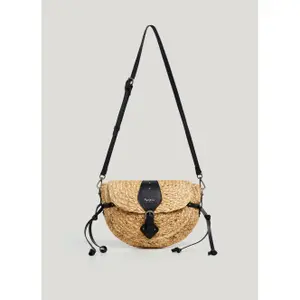 Borsa a tracolla in paglia donna Pepe Jeans Saddie Coast image-1