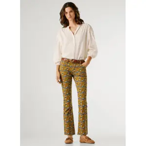 Pantaloni svasati a vita media donna Pepe Jeans Fredja image-2