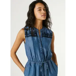 Women's short jumpsuit Pepe Jeans Calma Tencel Aio image-6
