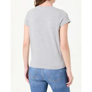 Damen Stretch-Logo-T-Shirt Pepe Jeans Basic image-1