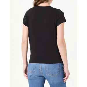Damen Stretch-Logo-T-Shirt Pepe Jeans Basic image-1