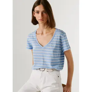 Παλτό V εμπριμέ γυναικείο Pepe Jeans Megan image-4