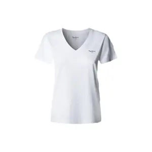 Kvindernes V-hals T-shirt Pepe Jeans Mae image-0
