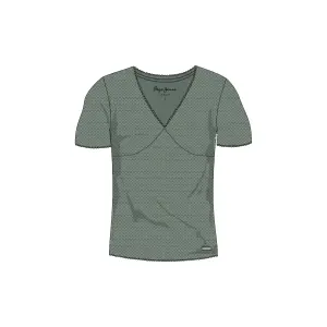 T-shirt με V λαιμό για γυναίκες Pepe Jeans Pointelle image-0