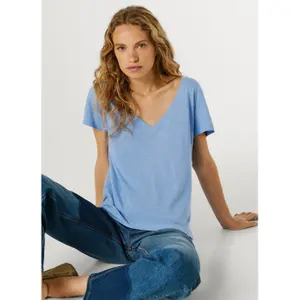 Dámské tričko s výstřihem do V Pepe Jeans Megan image-4