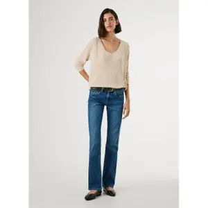 Polo med V-hals til kvinder Pepe Jeans Coco image-1
