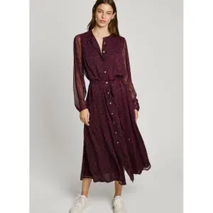 Vestido de manga comprida feminino Pepe Jeans Britt image-1