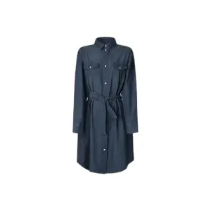 Vestido de ganga de manga comprida para mulheres Pepe Jeans Victoria image-0