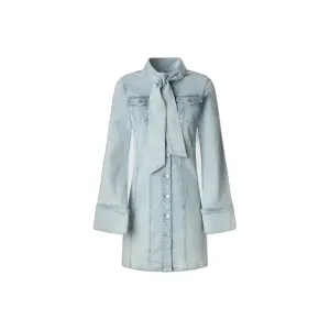 Women's long sleeve denim dress Pepe Jeans Ella image-0