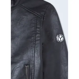 Child leather jacket Pepe Jeans Miller image-2