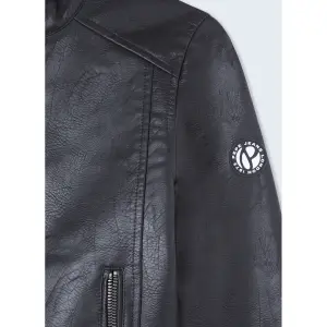 Child leather jacket Pepe Jeans Miller image-6