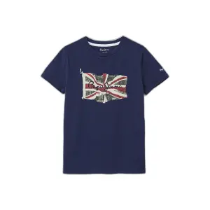Child's T-shirt Pepe Jeans Flag Logo image-0