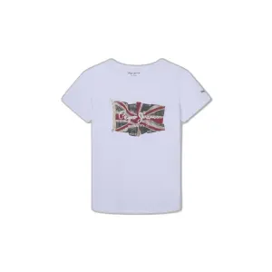 Child's T-shirt Pepe Jeans Flag Logo N image-0