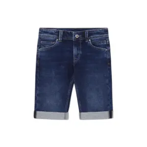 Slim fit denim shorts for kids Pepe Jeans Gymdigo image-0