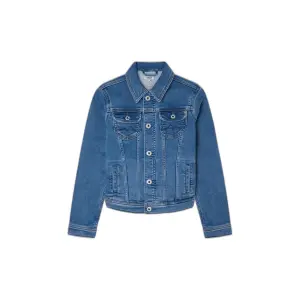Girl's denim jacket Pepe Jeans New Berry image-0