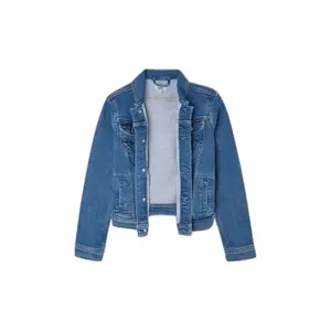 Girl's denim jacket Pepe Jeans New Berry image-2