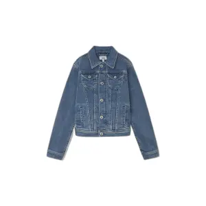 Girl's denim jacket Pepe Jeans New Berry image-0