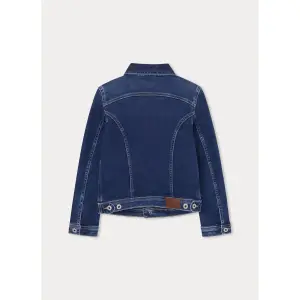 Girl's denim jacket Pepe Jeans New Berry image-2