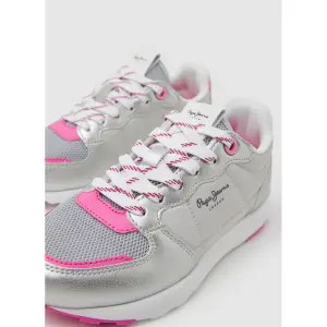 Girl sneakers Pepe Jeans York Mettalic image-5