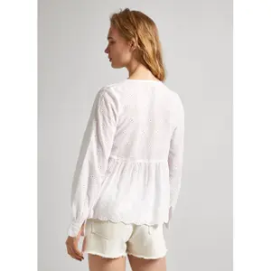Blusa de mujer con calados Pepe Jeans Danae image-4