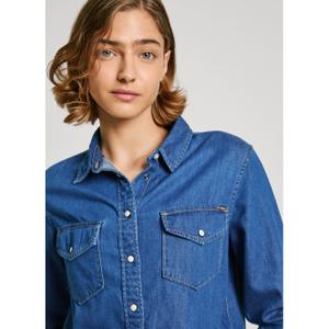 Denimskjorte til kvinder Pepe Jeans Regular image-6