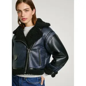 Fur jacket for women Pepe Jeans Brooklyn image-4
