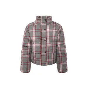 Women's Pepe Jeans Bambi Plaid Puffer image-0