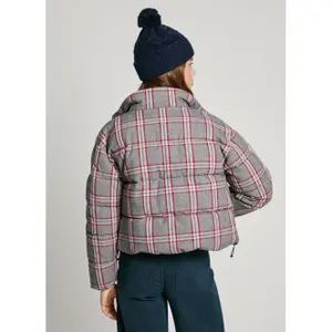 Women's Pepe Jeans Bambi Plaid Puffer image-5
