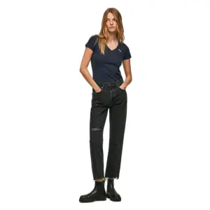 T-Shirt Frau Pepe Jeans Violette image-1