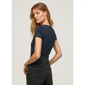 T-Shirt Frau Pepe Jeans Violette image-3