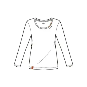 T-Shirt, Longus-Ärmel, Damen Pepe Jeans Ragy N image-0