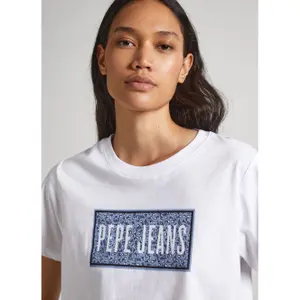 T-shirt de mulher Pepe Jeans Cat image-5