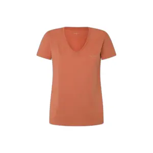 T-shirt com decote em V para mulher Pepe Jeans Fiore image-0