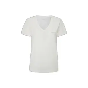 T-shirt com decote em V para mulher Pepe Jeans Fiore image-0