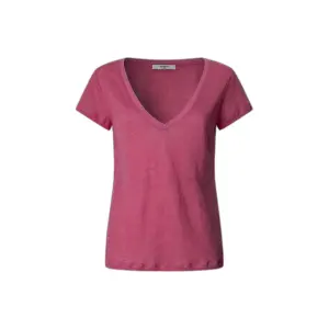 T-shirt com decote em V para mulher Pepe Jeans Megan image-0