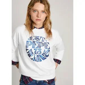 Sweatshirt woman Pepe Jeans LSS Sabina IP image-3
