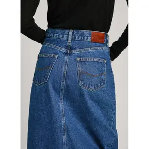 Long denim skirt for women Pepe Jeans image-5