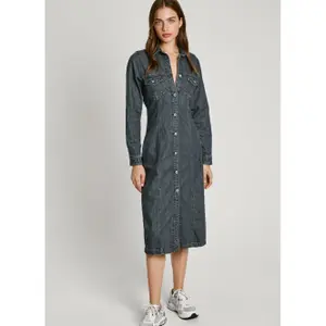 Women's midi shirt dress Pepe Jeans image-1