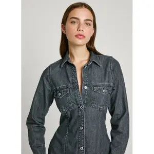 Women's midi shirt dress Pepe Jeans image-5