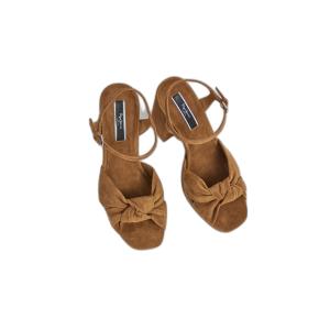 Damskie sandały na obcasie Pepe Jeans Lenny Bow image-1