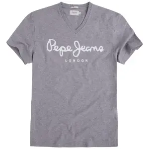 T-Shirt mit V-Ausschnitt Pepe Jeans Original Stretch image-1