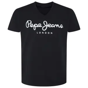 T-Shirt mit V-Ausschnitt Pepe Jeans Original Stretch image-0