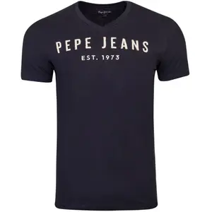T-Shirt mit V-Ausschnitt Pepe Jeans Pol Ro image-0