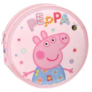Complete round pencil case for children Peppa Pig image-0