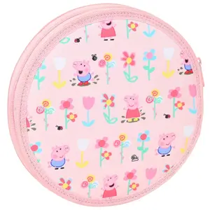 Complete round pencil case for children Peppa Pig image-1