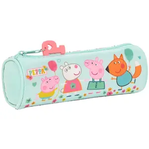 Round pencil case for children Peppa Pig image-0