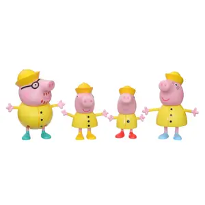 Peppa and her family figurines Peppa Pig (x4) image-1