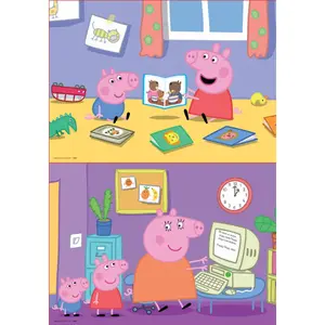 Puzzle of 2 x 20 pieces Peppa Pig image-1
