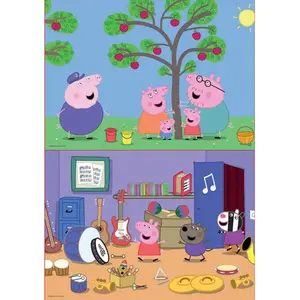 Puzzle 2 x 48 pieces Peppa Pig image-1